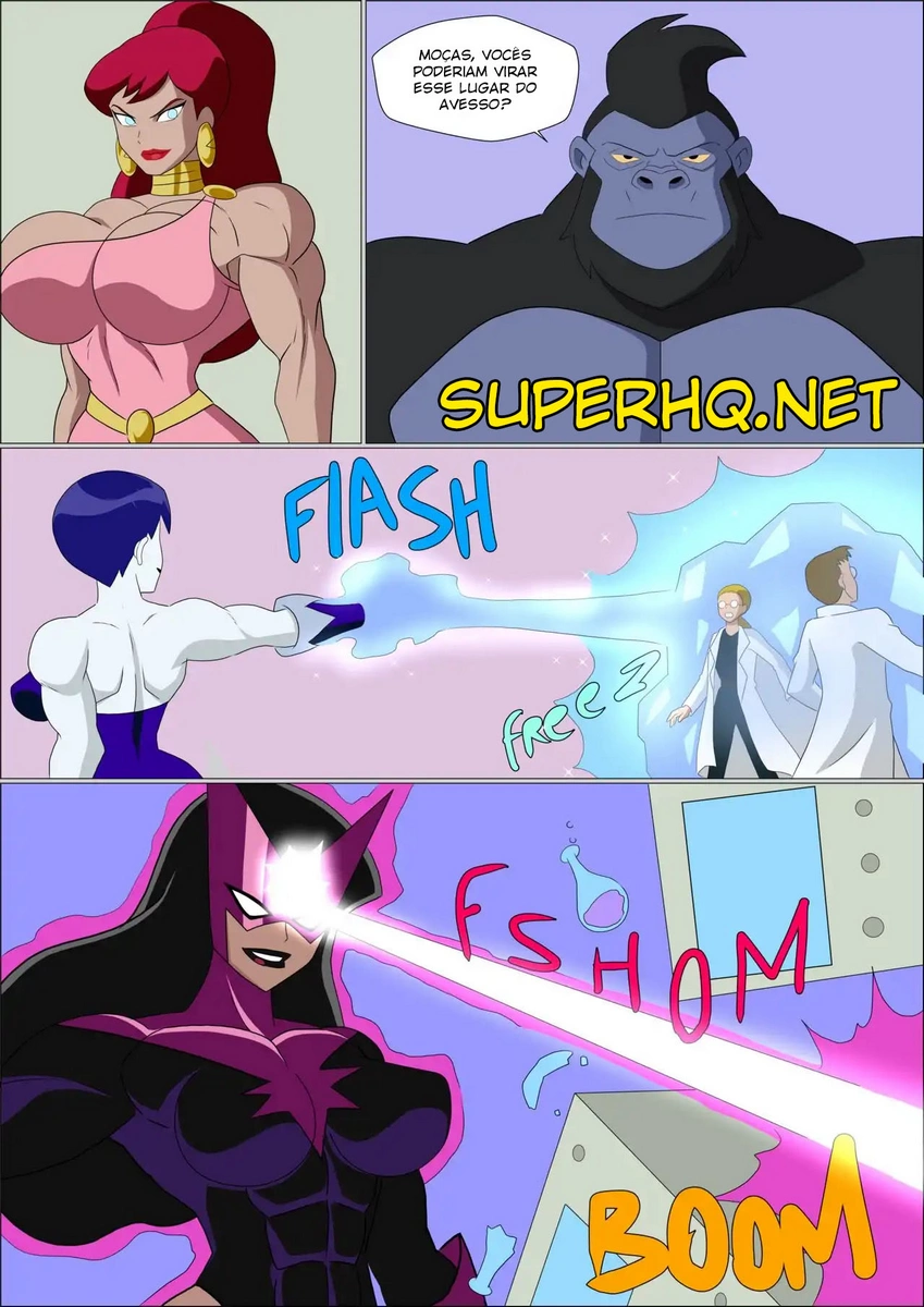 Power Girl Supergirl Muscular Comic 14