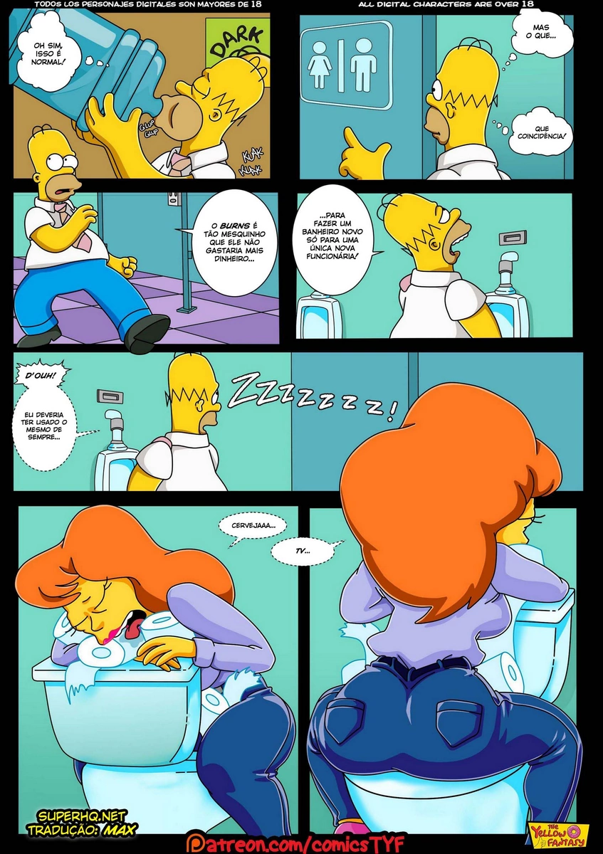 The Yellow Fantasy Amor Radioactivo Simpsons 10