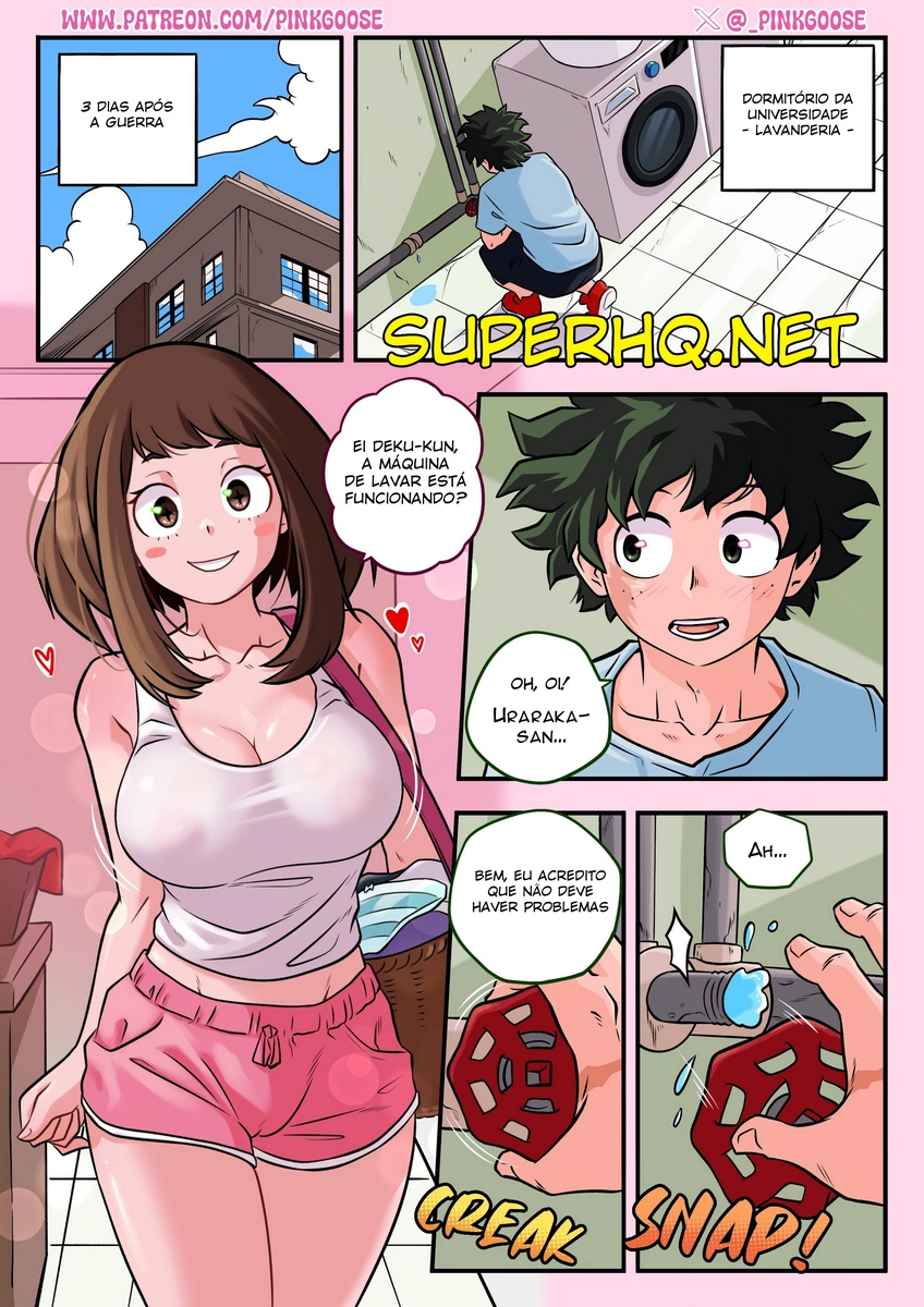 PinkGoose My Hero Academia Laundry Day 03