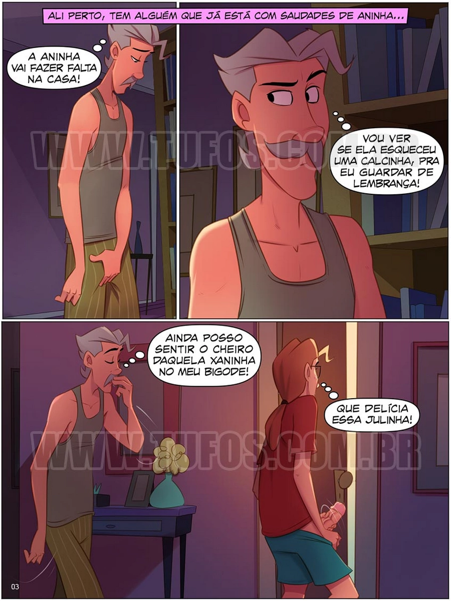 As 4 Sacanas Boas vindas de pijaminha 03