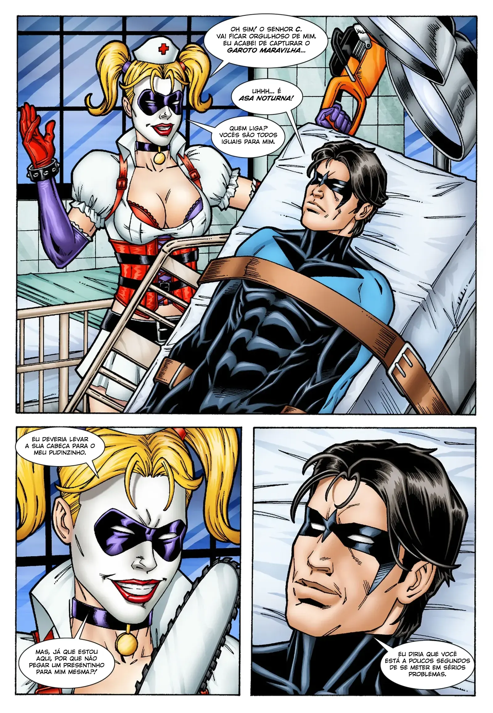 Batman and Nightwing Harley 01 Batman and Nightwing Harley 01