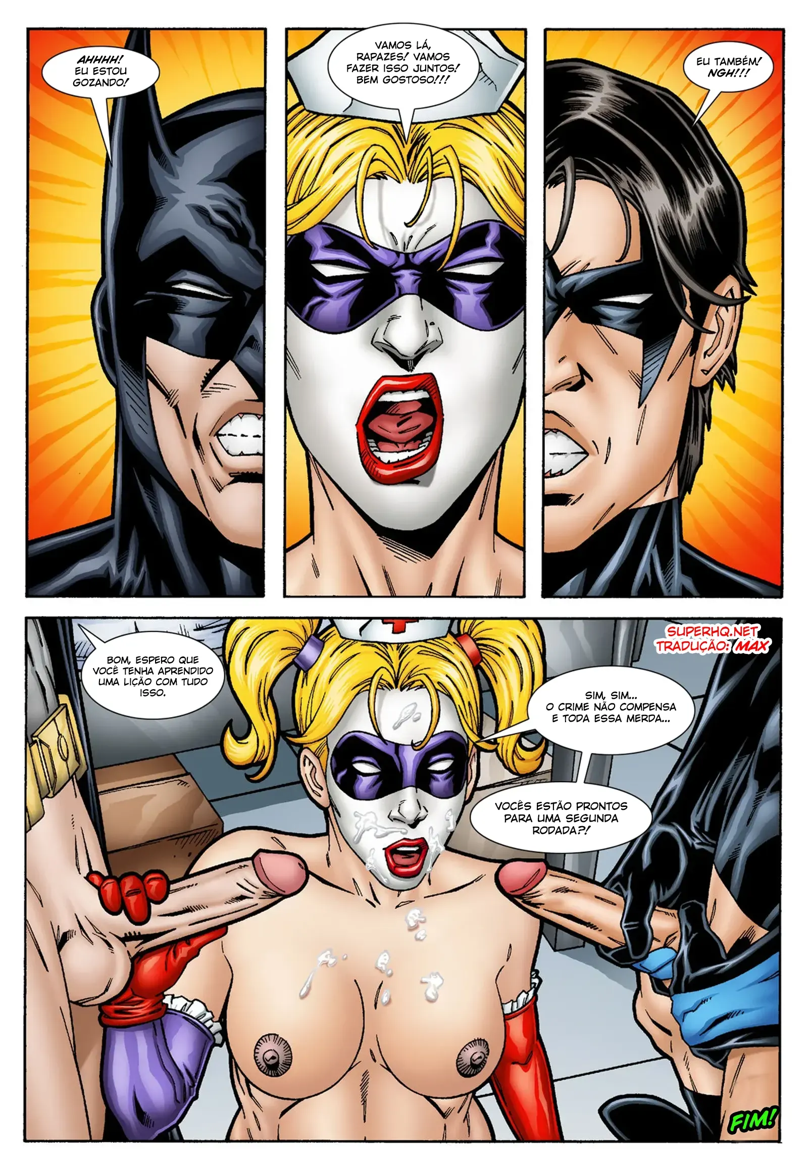 Batman and Nightwing Harley 10 Batman and Nightwing Harley 10
