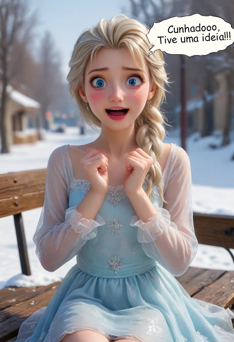 ComicsNaVeia Frozen Elsa 19