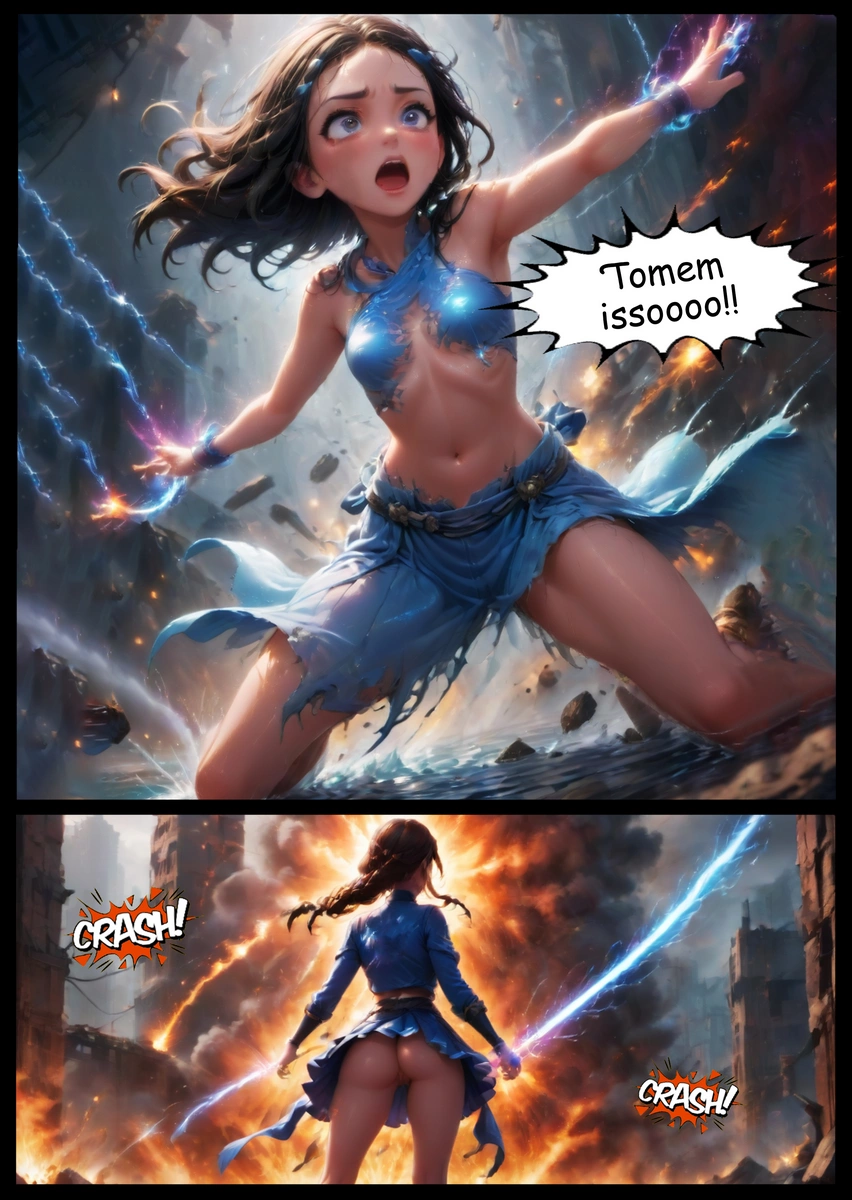 Katara em uma missao 12 Katara em uma missao 12