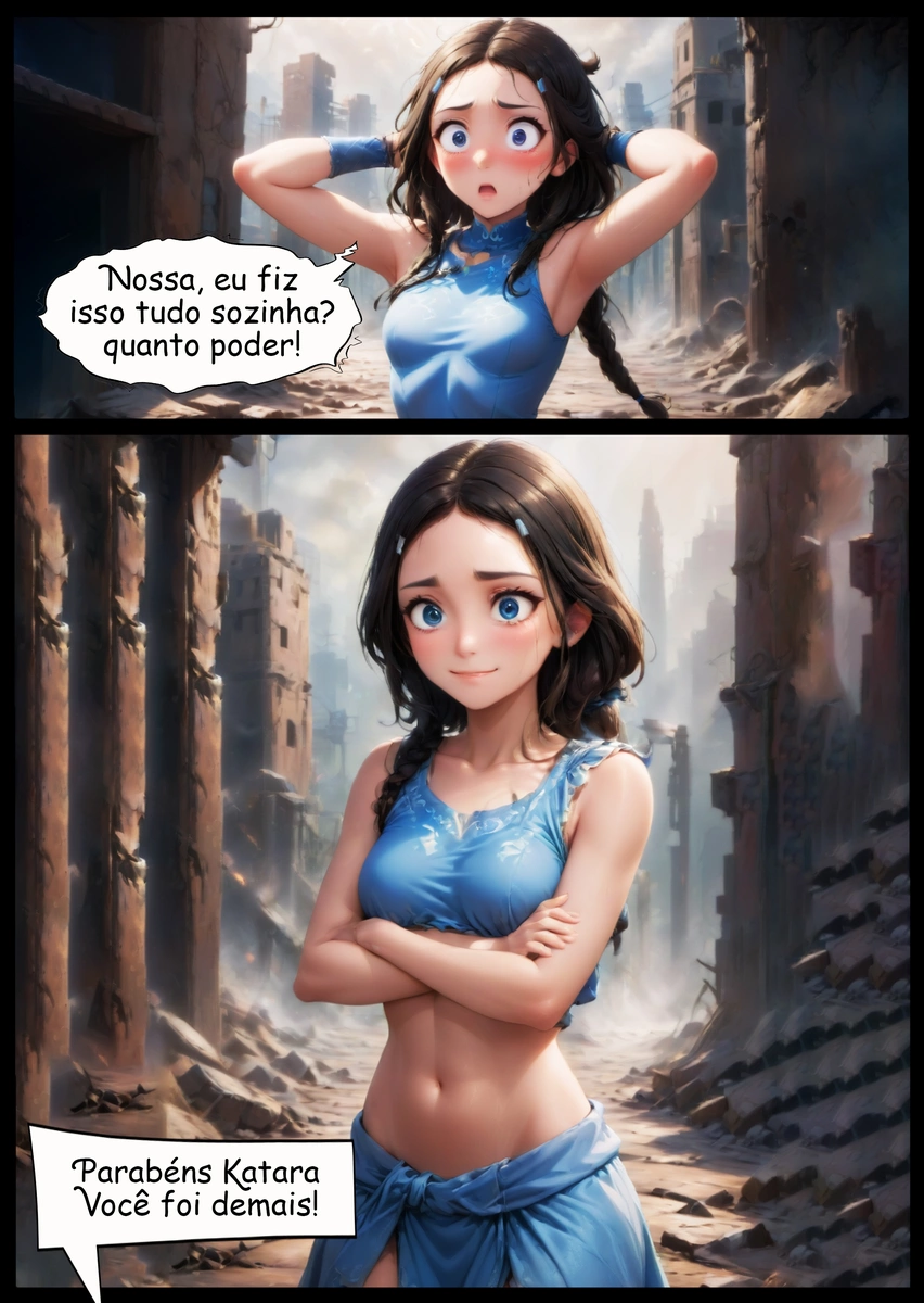 Katara em uma missao 13 Katara em uma missao 13